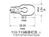 T13/T15扁插灯泡