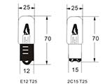 T25 Tubular Bulbs 2